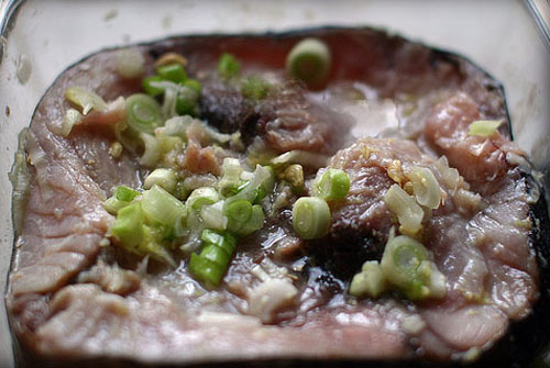Alalunga marinato allo zenzero