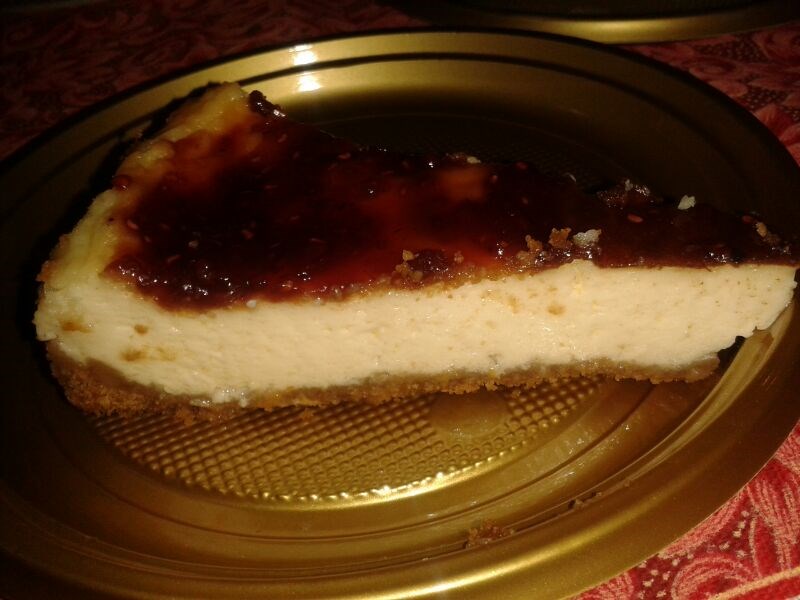 Cheesecake in forno