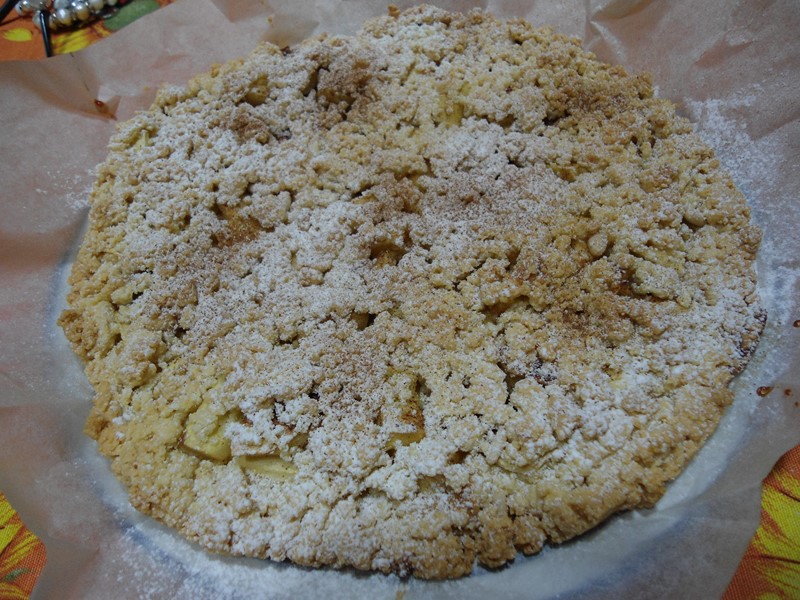 Crostata sbriciolata con le mele
