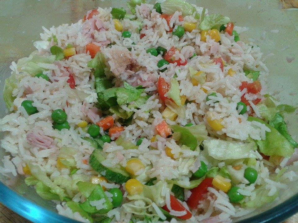 Insalata di Riso con Riso basmati e Verdure fresche