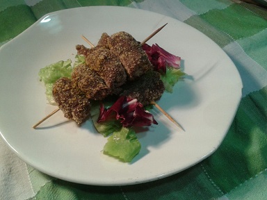 Involtini di carne con prosciutto e formaggio