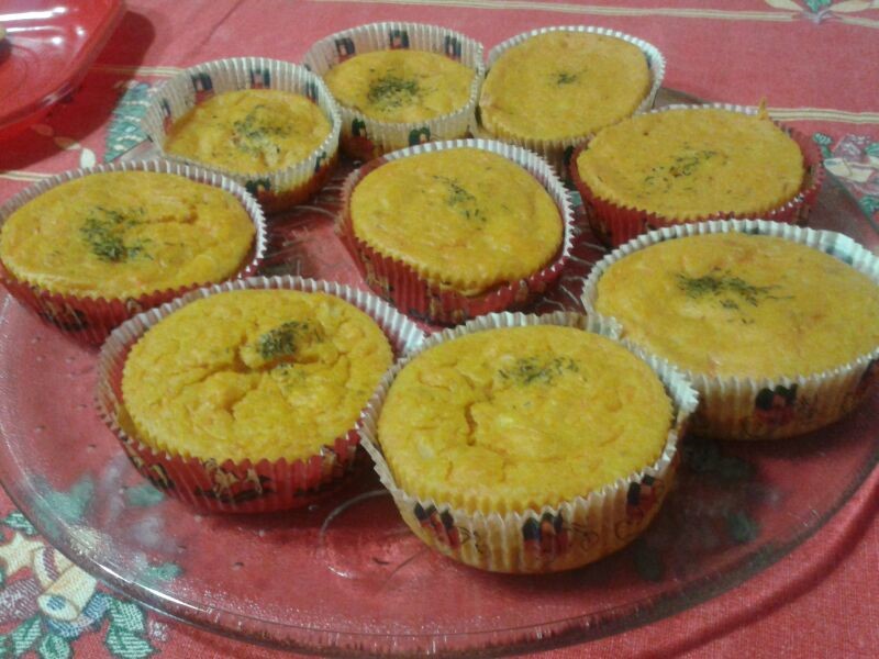 Muffin salato di zucca