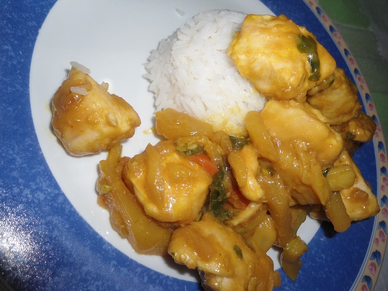 Pollo Thailandese personalizzato con Riso Basmati e Verdure
