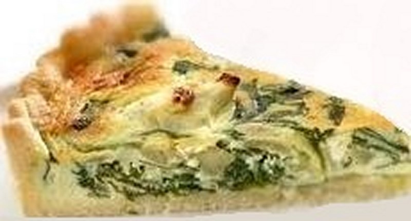 Quiche di spinaci e prosciutto