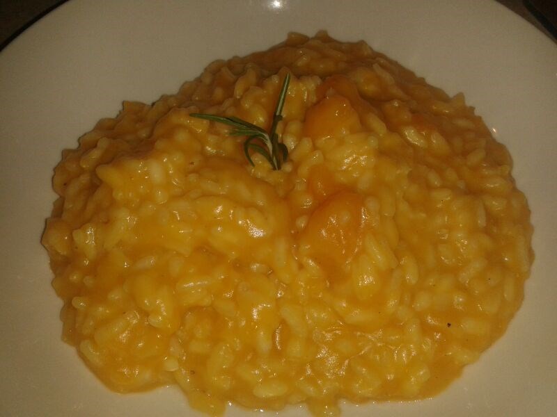 Risotto con la zucca