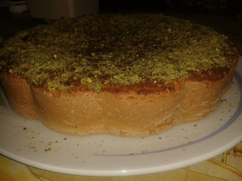 Torta pistacchio e nutella