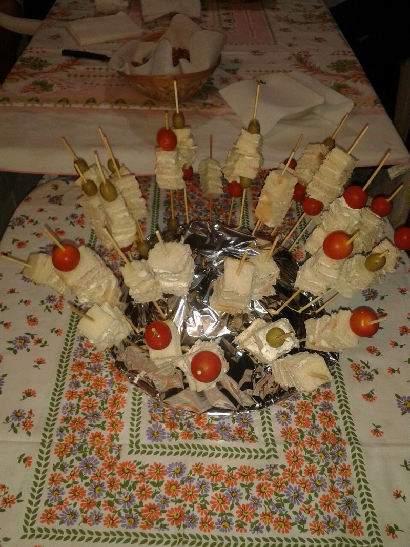 Tramezzini impilati
