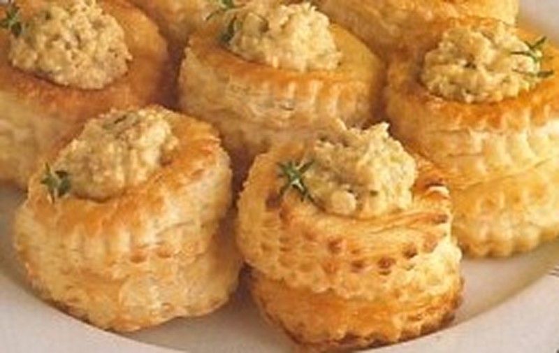 Vol au vent di tonno